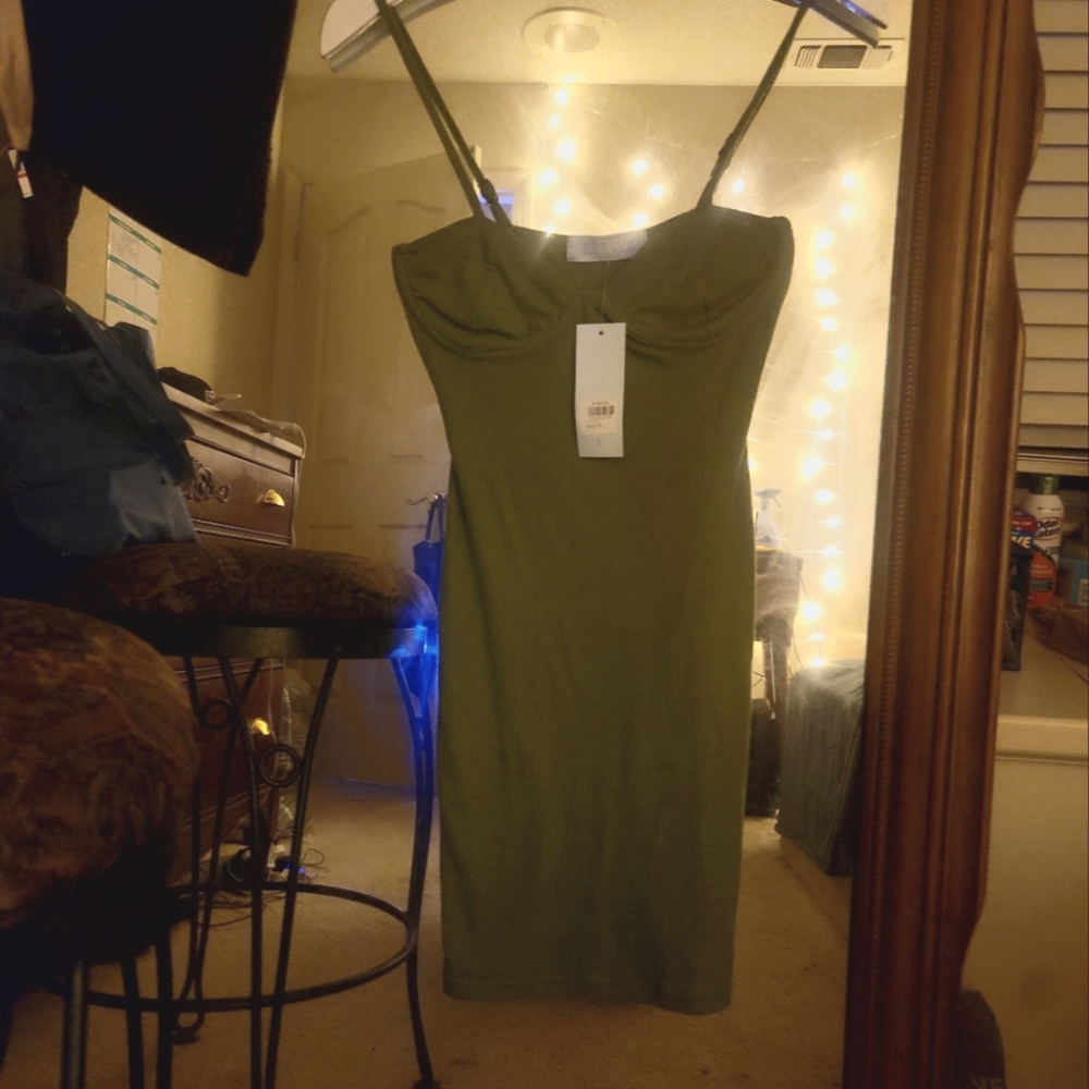 Stella Mini green dress